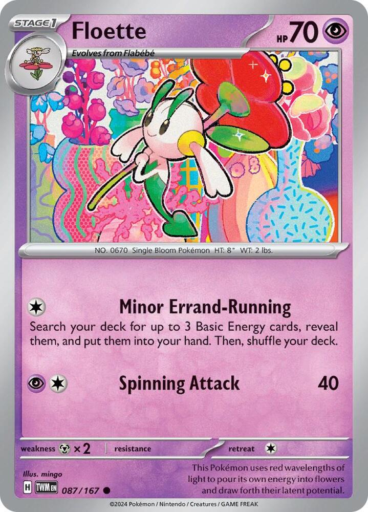 Floette 087/167 card from SV06: Twilight Masquerade