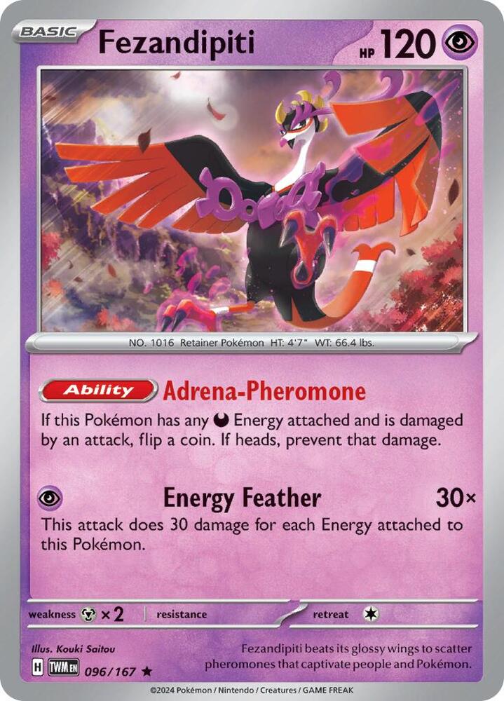 Fezandipiti 096/167 card from SV06: Twilight Masquerade