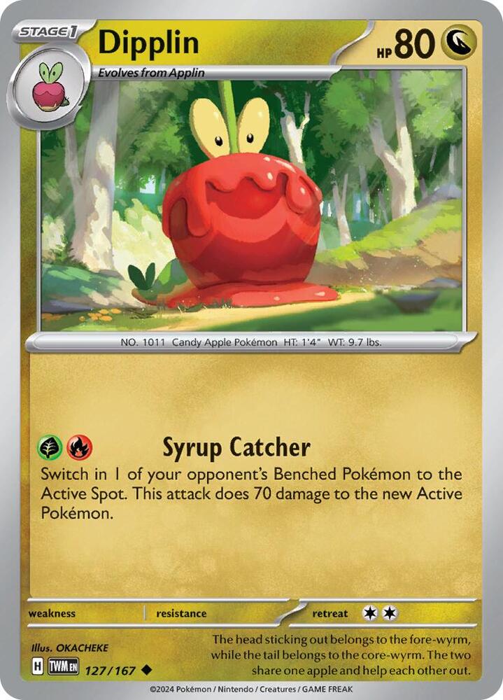 Dipplin 127/167 card from SV06: Twilight Masquerade