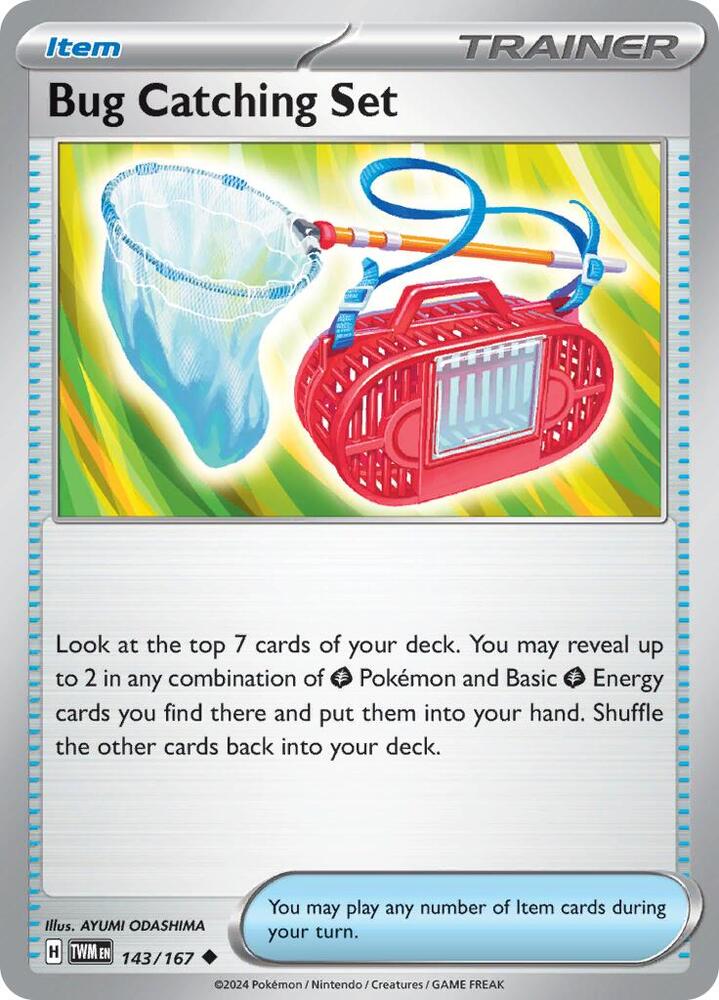 Bug Catching Set 143/167 card from SV06: Twilight Masquerade