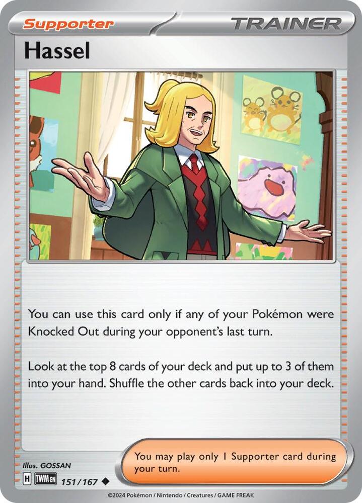 Hassel 151/167 card from SV06: Twilight Masquerade