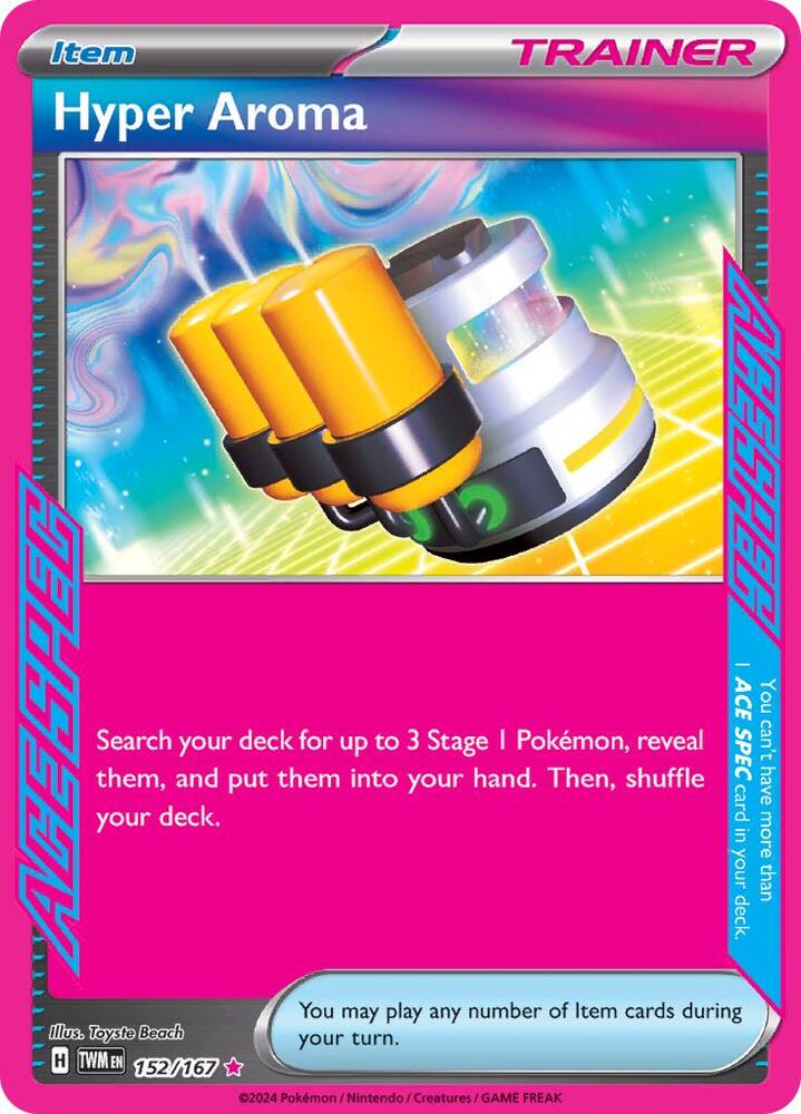 Hyper Aroma 152/167 card from SV06: Twilight Masquerade
