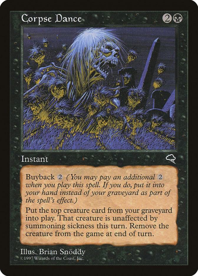 Corpse Dance 116 card from Tempest