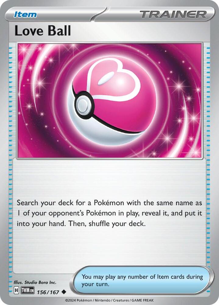 Love Ball 156/167 card from SV06: Twilight Masquerade