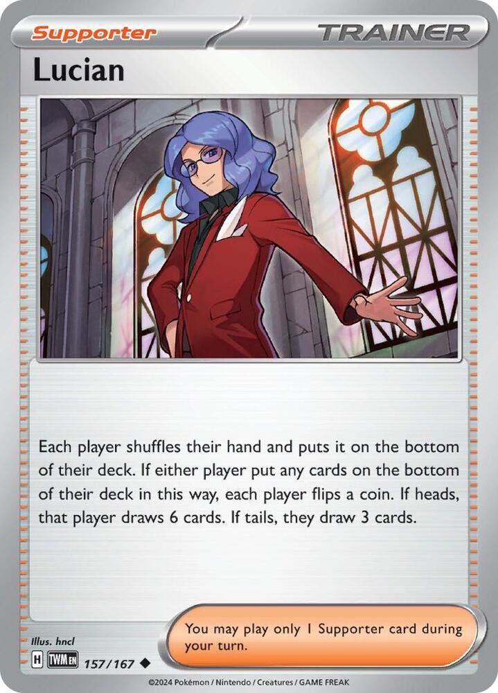Lucian 157/167 card from SV06: Twilight Masquerade