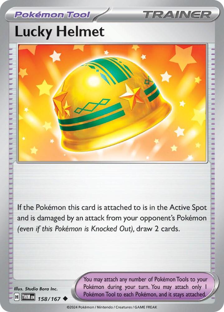 Lucky Helmet 158/167 card from SV06: Twilight Masquerade