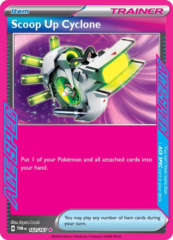 Scoop Up Cyclone 162/167 card from SV06: Twilight Masquerade