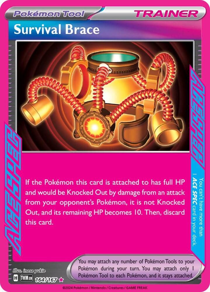 Survival Brace 164/167 card from SV06: Twilight Masquerade