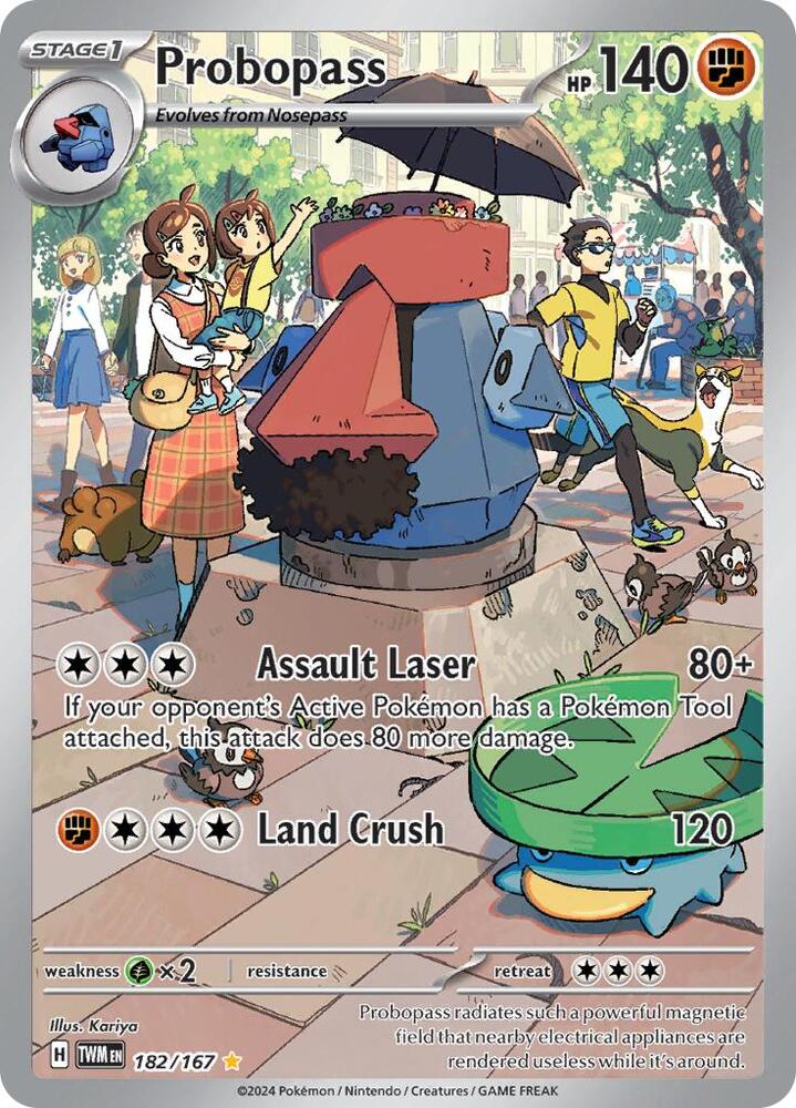 Probopass 182/167 card from SV06: Twilight Masquerade