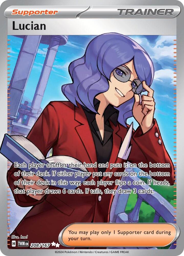 Lucian 208/167 card from SV06: Twilight Masquerade