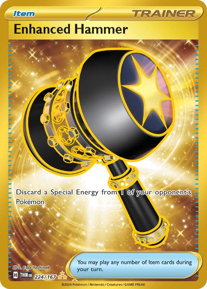 Enhanced Hammer 224/167 card from SV06: Twilight Masquerade