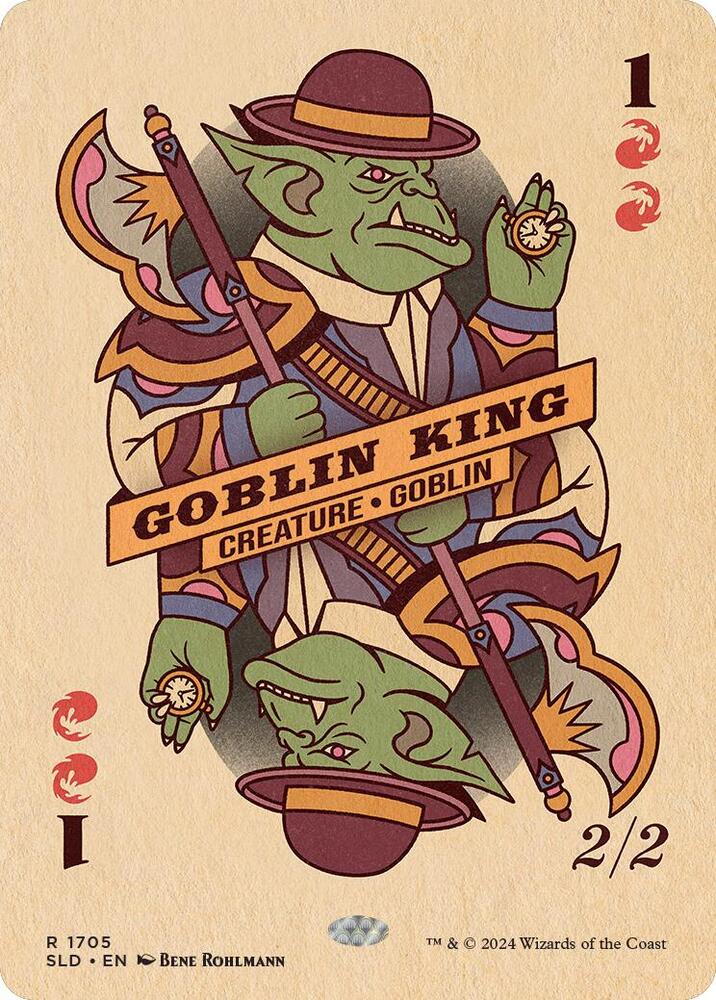 Goblin King 1705 card from Secret Lair Drop Series