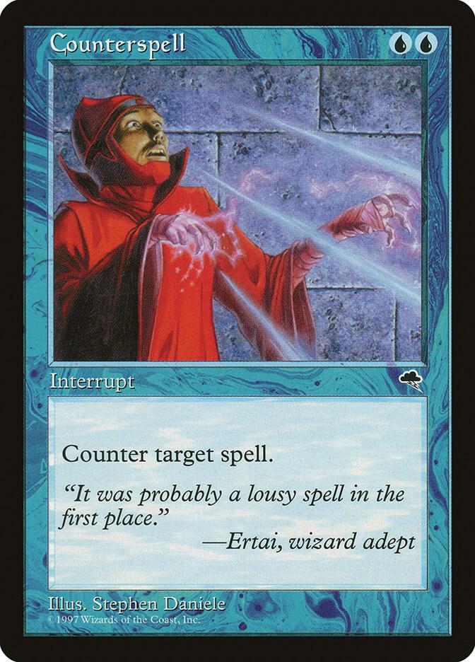 Counterspell 57 card from Tempest