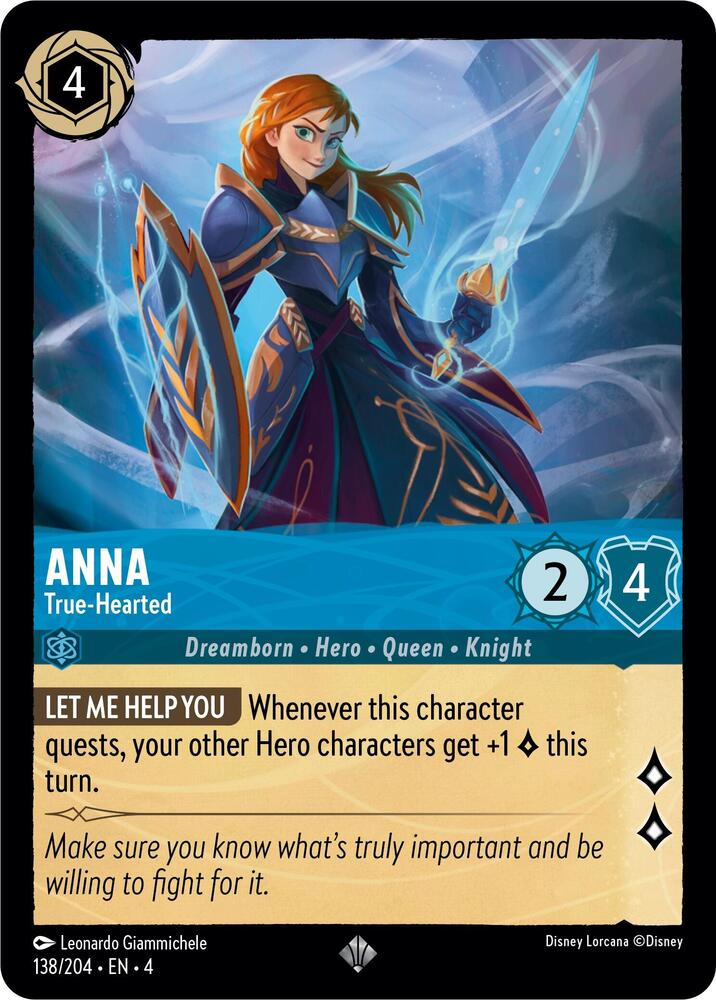 Anna - True-Hearted 138/204 card from Ursula's Return