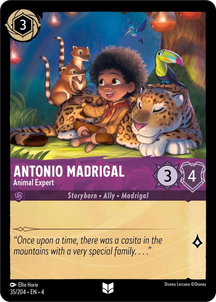Antonio Madrigal - Animal Expert 35/204 card from Ursula's Return