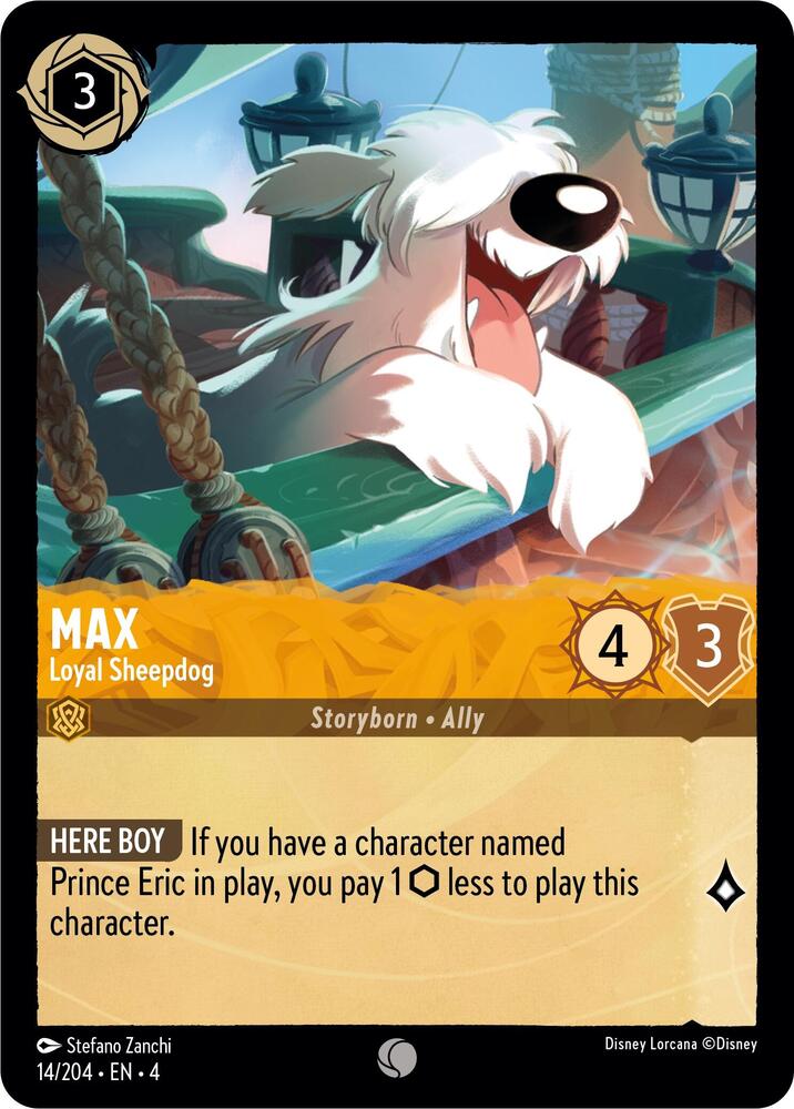 Max - Loyal Sheepdog 14/204 card from Ursula's Return