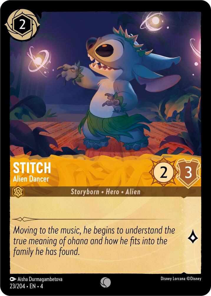 Stitch - Alien Dancer 23/204 card from Ursula's Return