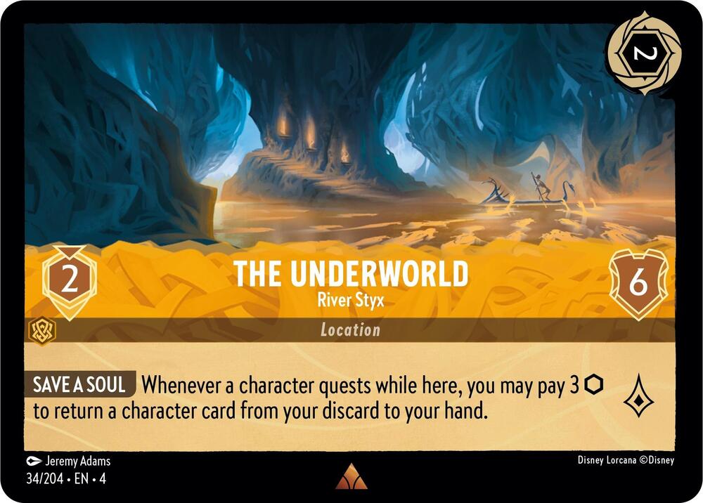 The Underworld - River Styx 34/204 card from Ursula's Return