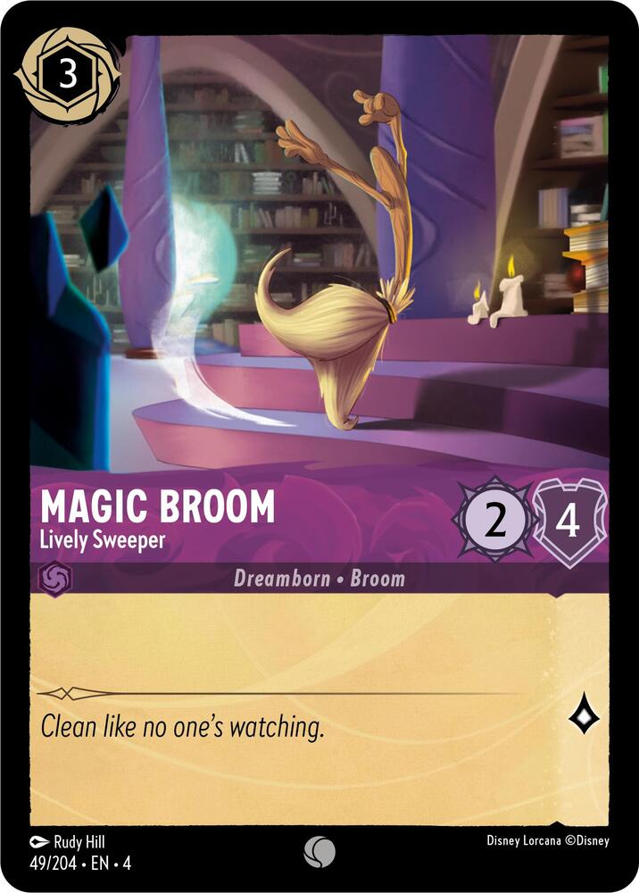 Magic Broom - Lively Sweeper 49/204 card from Ursula's Return