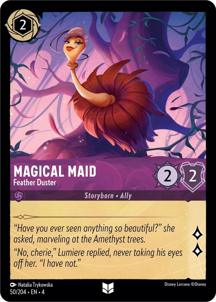Magical Maid - Feather Duster 50/204 card from Ursula's Return