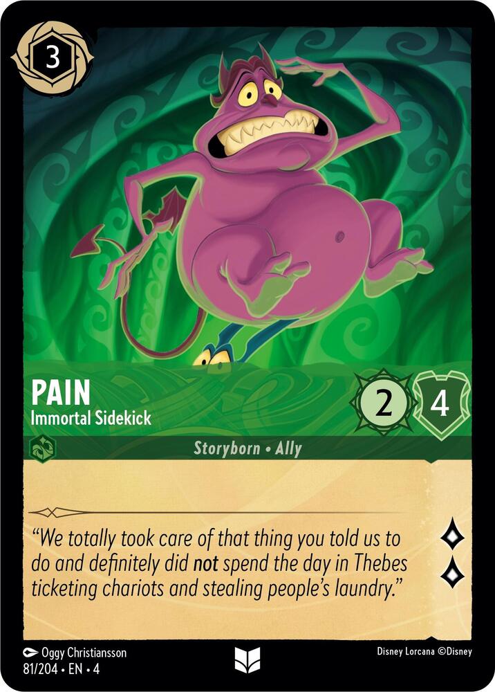 Pain - Immortal Sidekick 81/204 card from Ursula's Return