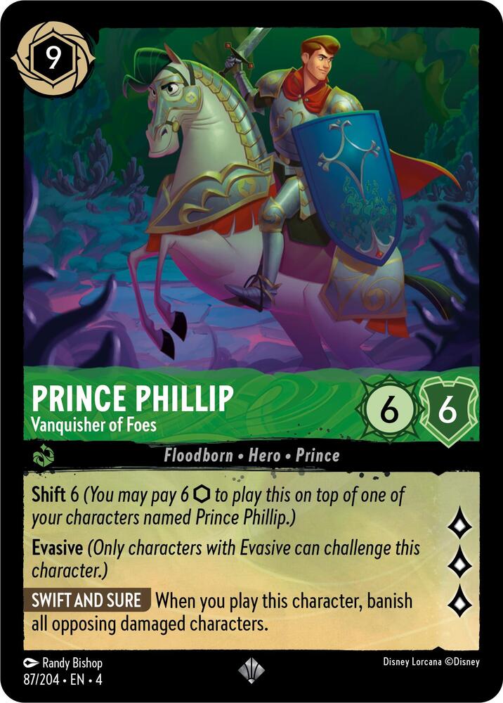 Prince Phillip - Vanquisher of Foes 87/204 card from Ursula's Return