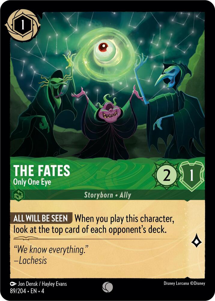 The Fates - Only One Eye 89/204 card from Ursula's Return