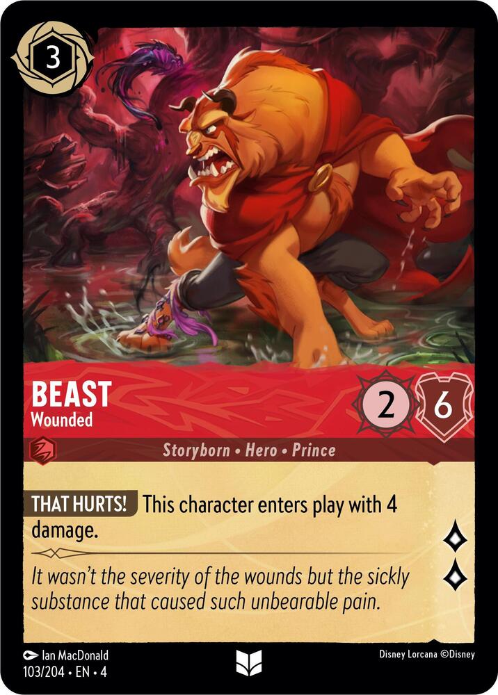 Beast - Wounded 103/204 card from Ursula's Return