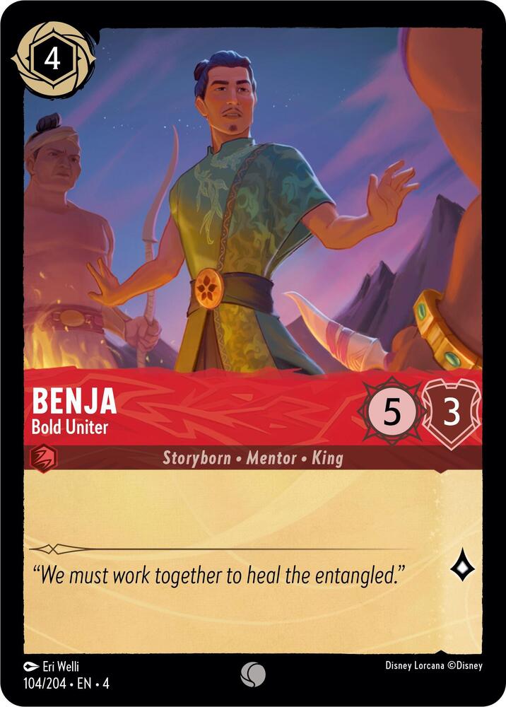 Benja - Bold Uniter 104/204 card from Ursula's Return