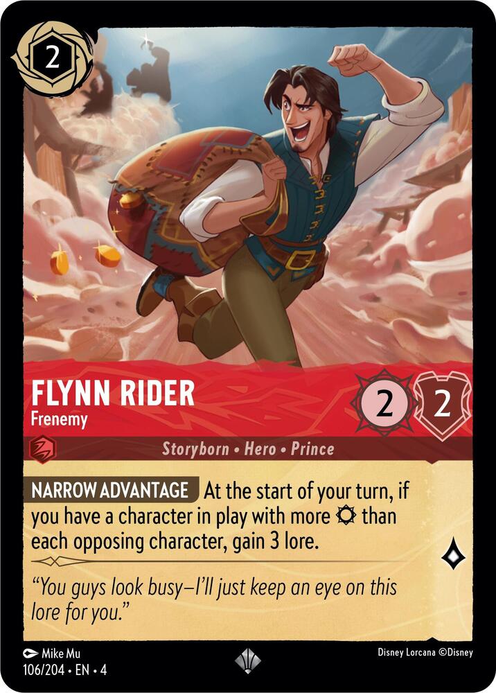 Flynn Rider - Frenemy 106/204 card from Ursula's Return