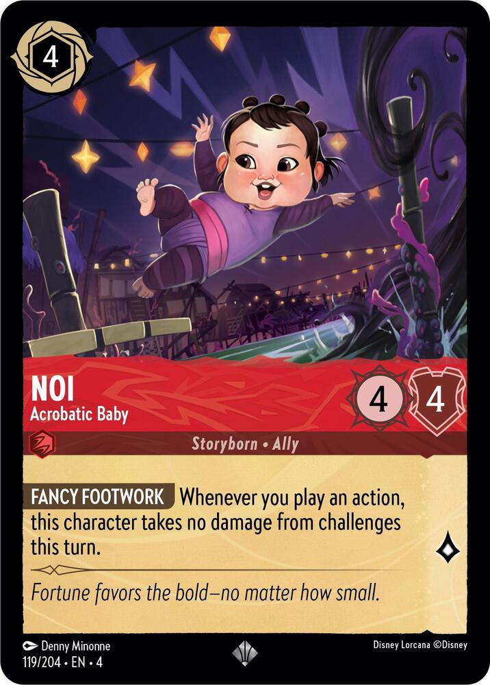 Noi - Acrobatic Baby 119/204 card from Ursula's Return