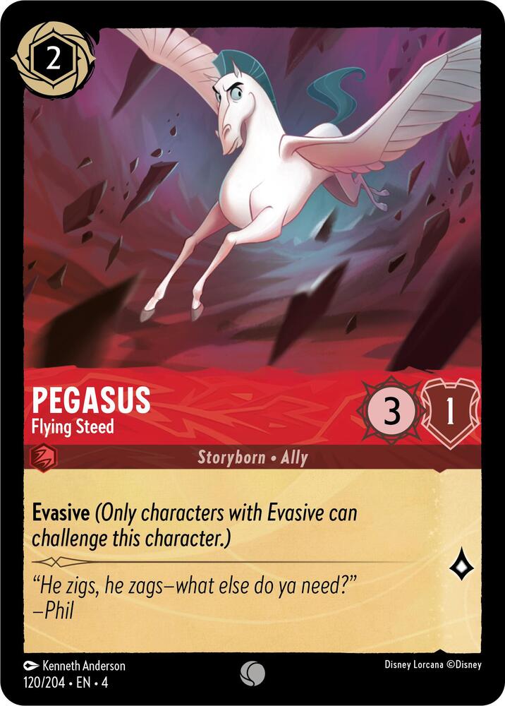 Pegasus - Flying Steed 120/204 card from Ursula's Return