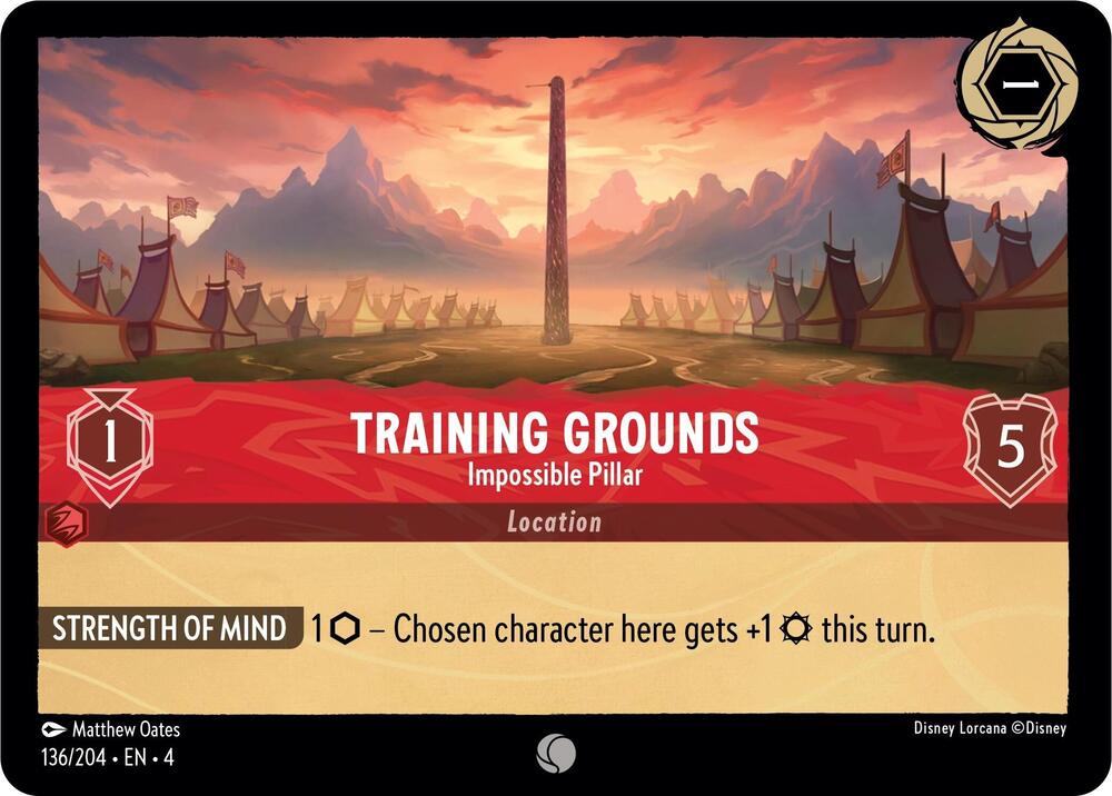 Training Grounds - Impossible Pillar 136/204 card from Ursula's Return