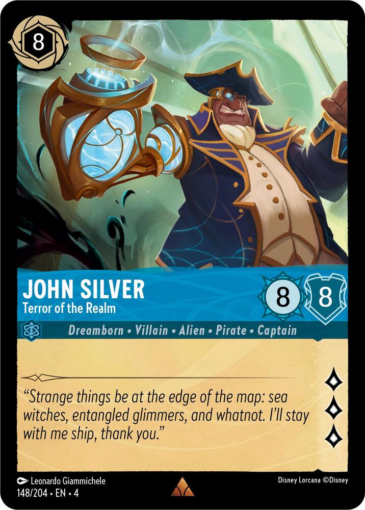John Silver - Terror of the Realm 148/204 card from Ursula's Return