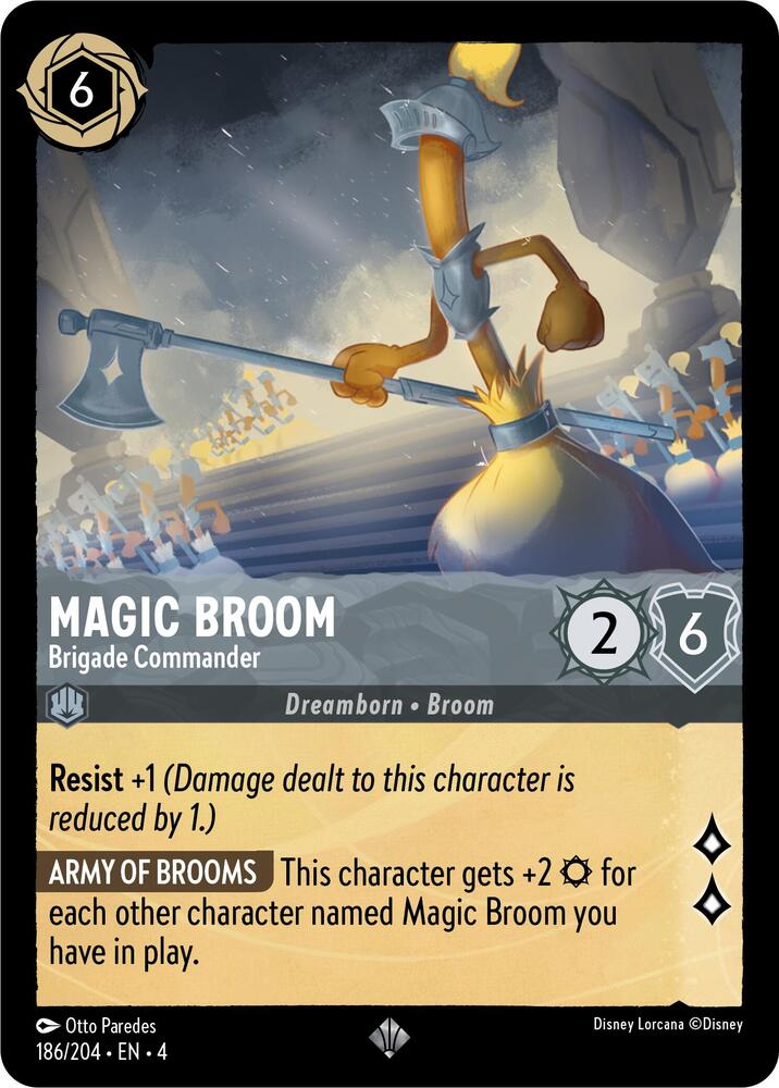 Magic Broom - Brigade Commander 186/204 card from Ursula's Return