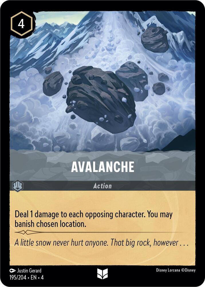 Avalanche 195/204 card from Ursula's Return