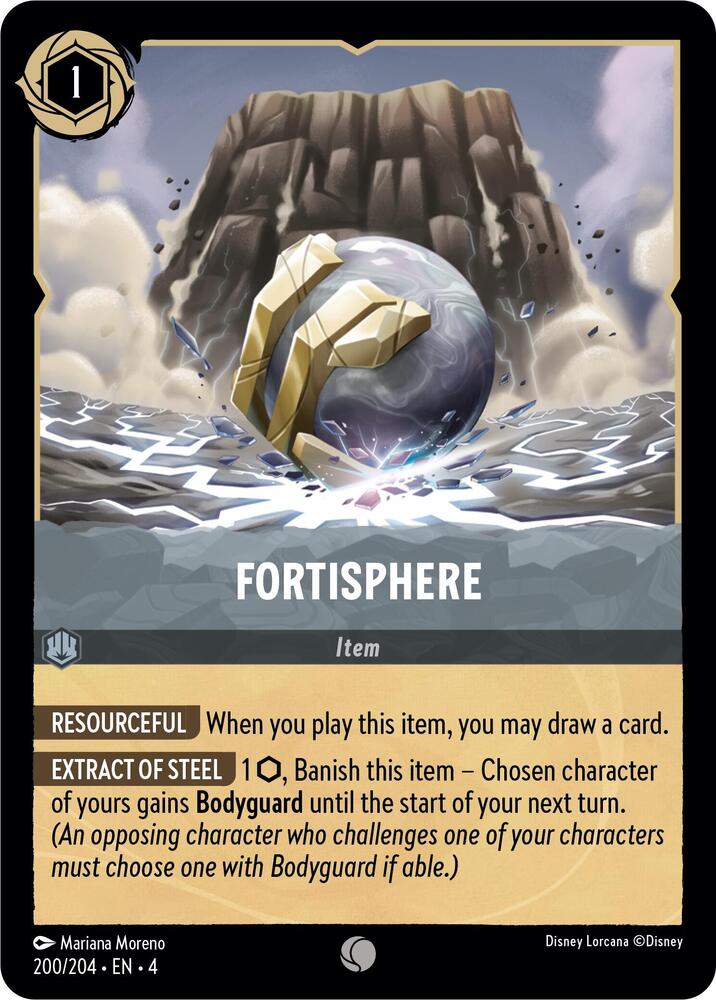 Fortisphere 200/204 card from Ursula's Return