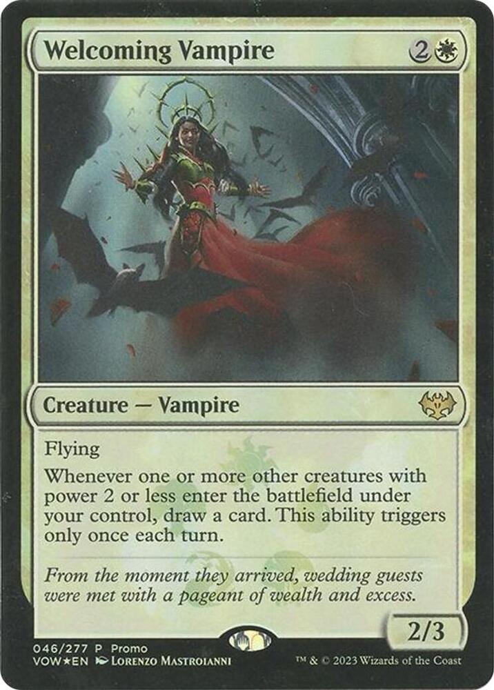 Welcoming Vampire 46 card from Media Promos