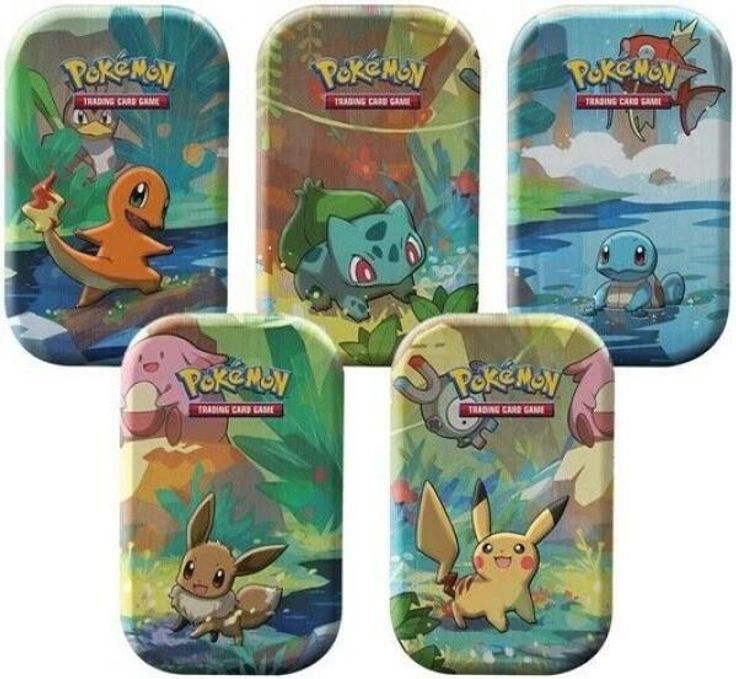 Kanto Friends Mini Tin [Set of 5] sealed product from Miscellaneous Cards & Products