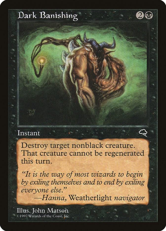 Dark Banishing 117 card from Tempest