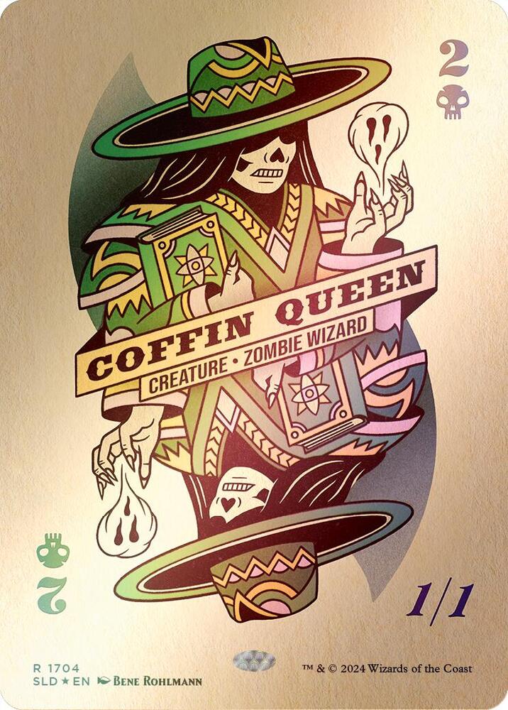 Coffin Queen (Rainbow Foil) 1704 card from Secret Lair Drop Series