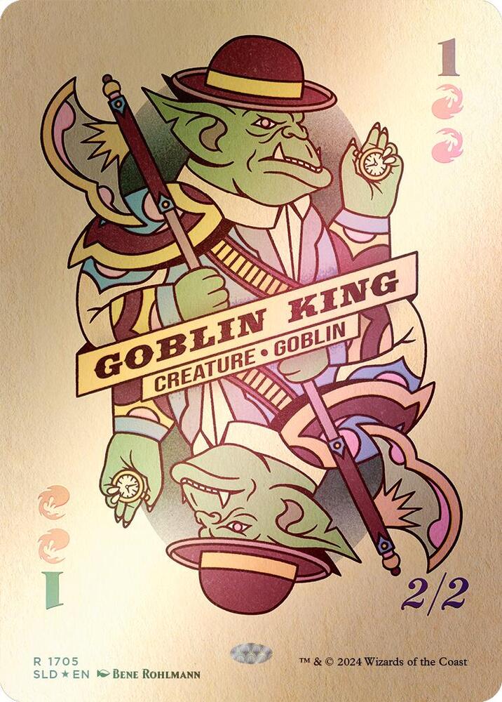 Goblin King (Rainbow Foil) 1705 card from Secret Lair Drop Series