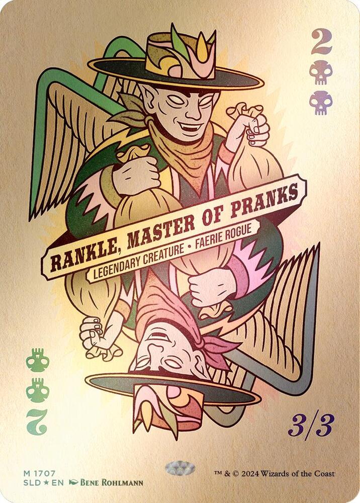 Rankle, Master of Pranks (Rainbow Foil) 1707 card from Secret Lair Drop Series