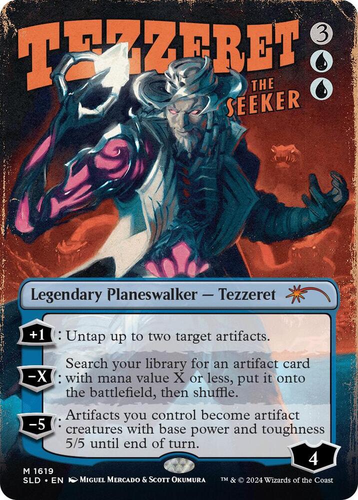 Tezzeret the Seeker 1619 card from Secret Lair Drop Series