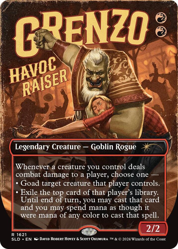 Grenzo, Havoc Raiser 1621 card from Secret Lair Drop Series