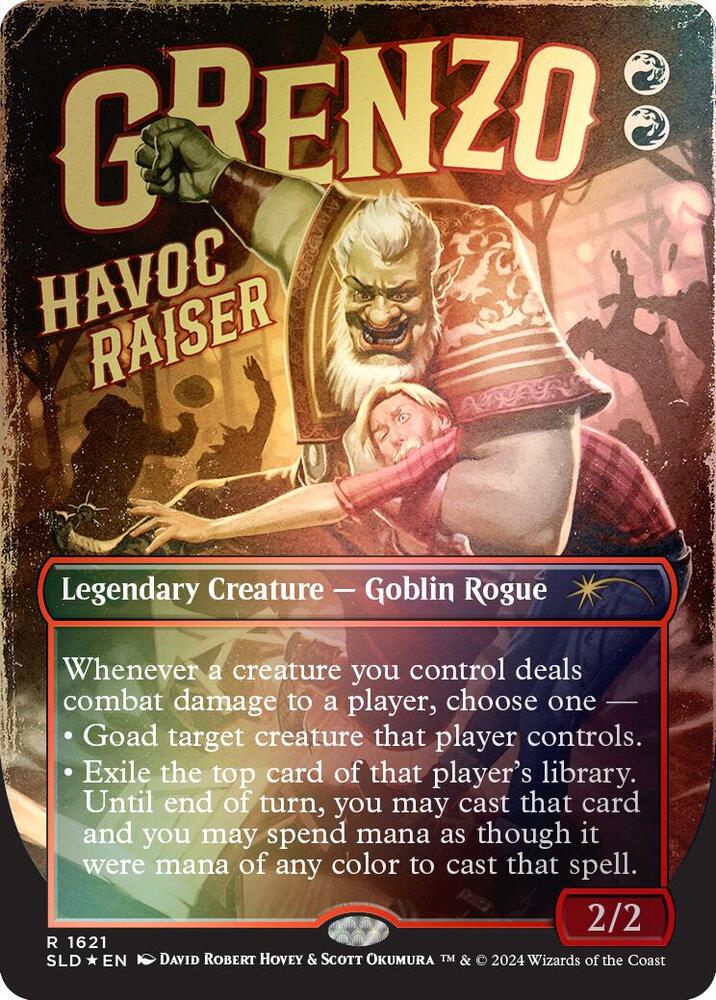 Grenzo, Havoc Raiser (Rainbow Foil) 1621 card from Secret Lair Drop Series