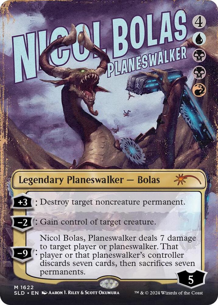Nicol Bolas, Planeswalker 1622 card from Secret Lair Drop Series