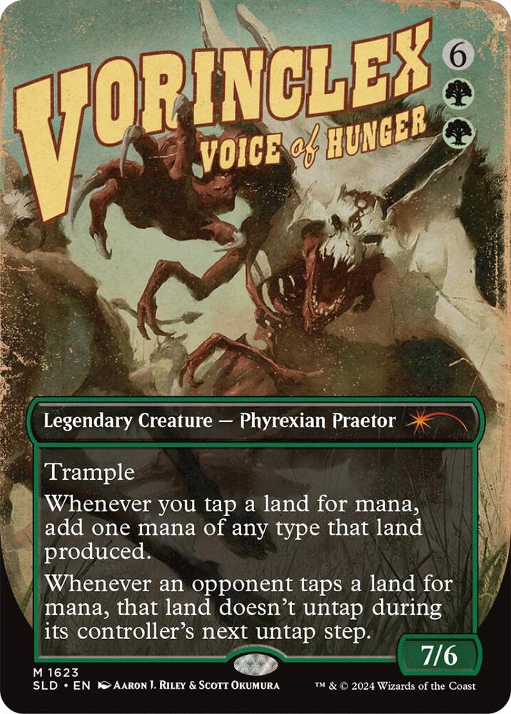Vorinclex, Voice of Hunger 1623 card from Secret Lair Drop Series