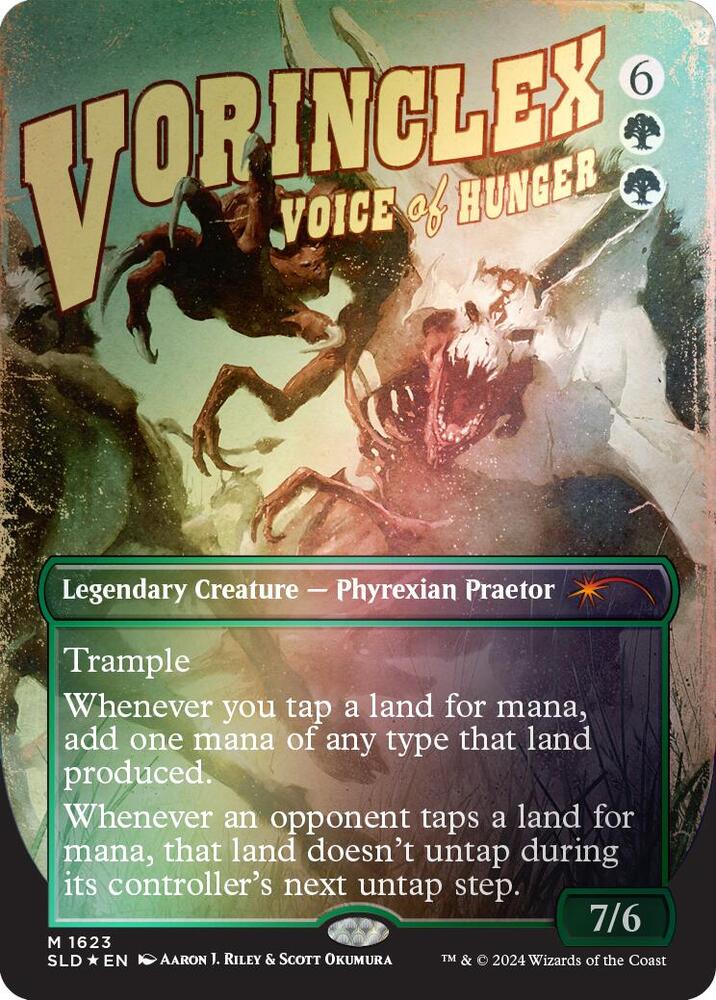 Vorinclex, Voice of Hunger (Rainbow Foil) 1623 card from Secret Lair Drop Series