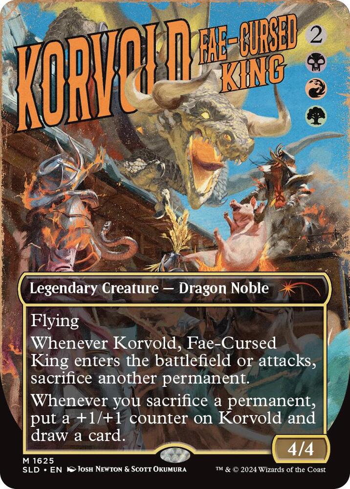 Korvold, Fae-Cursed King 1625 card from Secret Lair Drop Series